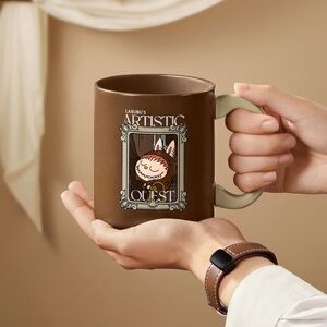 Labubu’s Artistic Quest Louvre Edition Mug - Brown